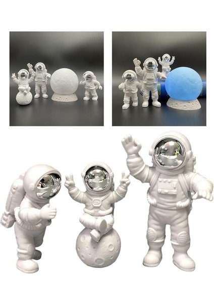 Pvc Astronot Figürin Minyatürler Space Dekoratif Süs El Sanatları (Yurt Dışından) fırsatları
