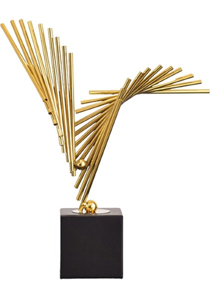 Masaüstü Koleksiyonları Için Lüks Altın Heykel Süsleri, Ev Taşınma Hediyeleri Büyük (Yurt Dışından)