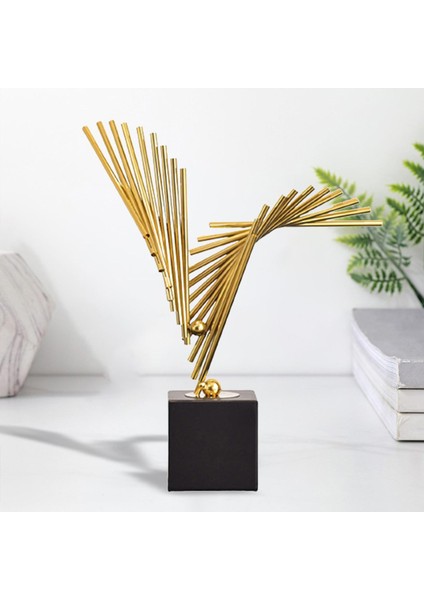 Masaüstü Koleksiyonları Için Lüks Altın Heykel Süsleri, Ev Taşınma Hediyeleri Büyük (Yurt Dışından) modelleri