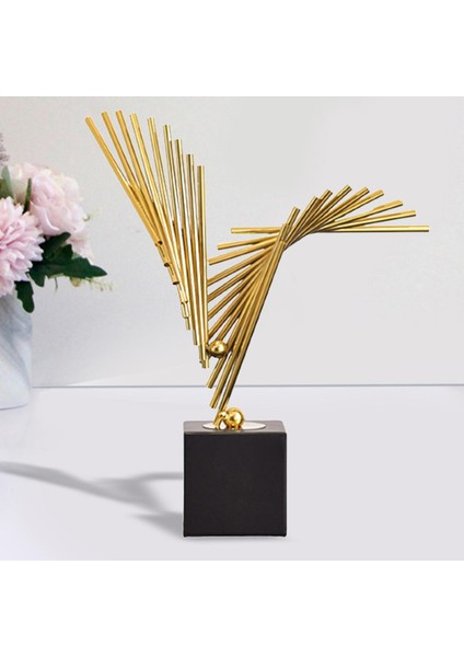 Masaüstü Koleksiyonları Için Lüks Altın Heykel Süsleri, Ev Taşınma Hediyeleri Büyük (Yurt Dışından) indirimleri