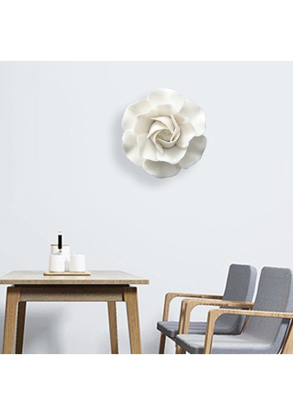 Multi-Shape 3D Seramik Çiçek Yaratıcı 3D Banyo Bahçeleri Şakayık 8cm Için (Yurt Dışından)