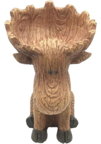 Geyik Heykeli Figürinler Heykel Reçine Artware Masası Ev Saklama Kutusu Decors (Yurt Dışından)