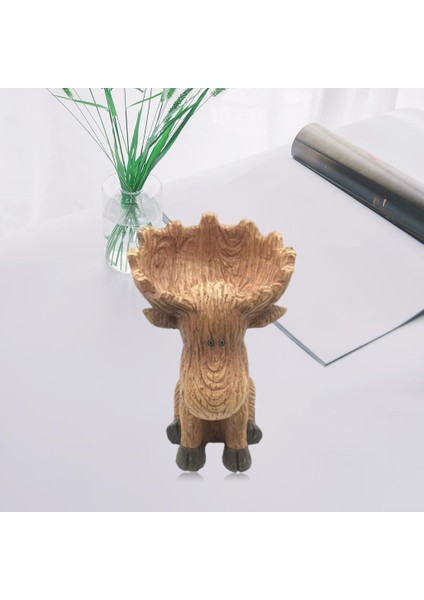 Geyik Heykeli Figürinler Heykel Reçine Artware Masası Ev Saklama Kutusu Decors (Yurt Dışından) fiyatları