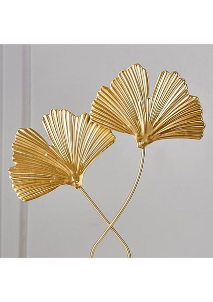 Sanat Yaprak Şekli Heykel Süs Heykel Ofisi Dekor Süslemesi (Yurt Dışından)