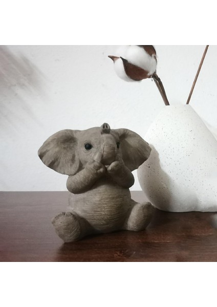 Masa Süsü Hediyeleri Için Figürin Minyatür Hayvan Heykeli Ağız Örtü (Yurt Dışından) modelleri