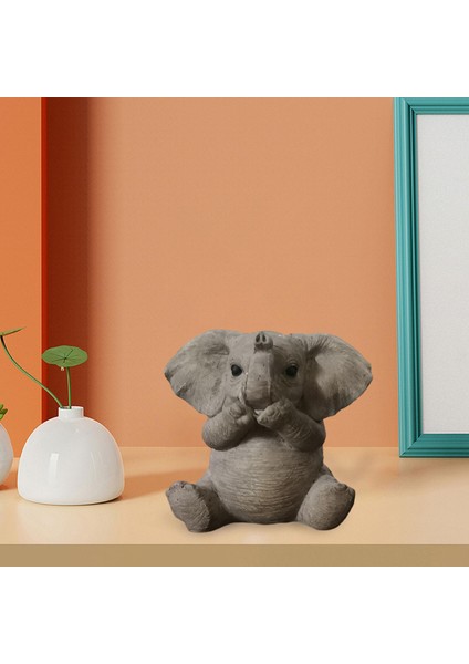 Masa Süsü Hediyeleri Için Figürin Minyatür Hayvan Heykeli Ağız Örtü (Yurt Dışından) fırsatları