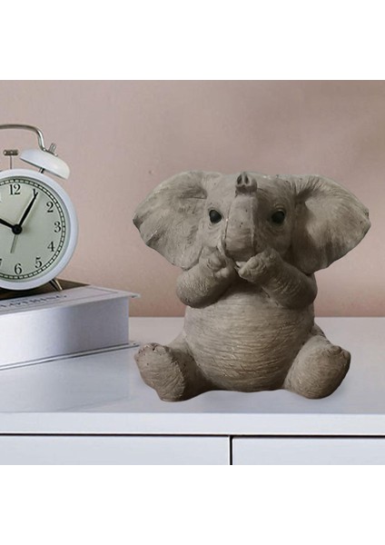 Masa Süsü Hediyeleri Için Figürin Minyatür Hayvan Heykeli Ağız Örtü (Yurt Dışından) indirimleri