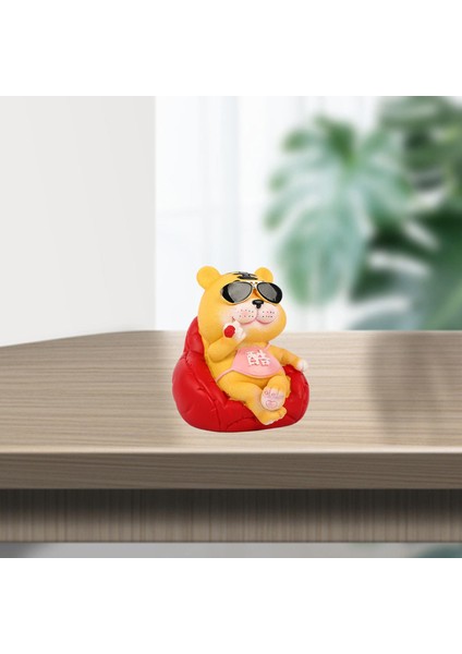 China Tiger Heykelcik Mikro Peyzaj Accessor Crafts Ev Dekoru Kırmızı (Yurt Dışından) modelleri