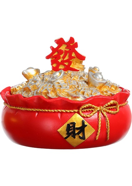 Ev Masaüstü Masa Merkezi Kırmızı C Için Oryantal Kül Tutucu (Yurt Dışından)