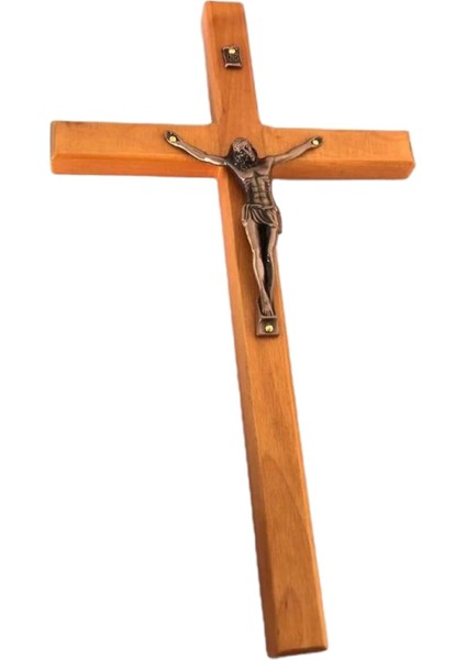 Ahşap Isa Crucifix Heykel Katolik Heykelcik El Sanatları Duvar Kilisesi Dekor Hediyesi (Yurt Dışından) fiyatları