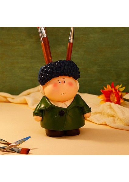 Reçine Sanatçısı Karikatür Figürinler Kalem Tutucu Dekorasyon Modern Yaratıcı (Yurt Dışından) fiyatları