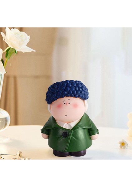 Reçine Sanatçısı Karikatür Figürinler Kalem Tutucu Dekorasyon Modern Yaratıcı (Yurt Dışından) indirimleri