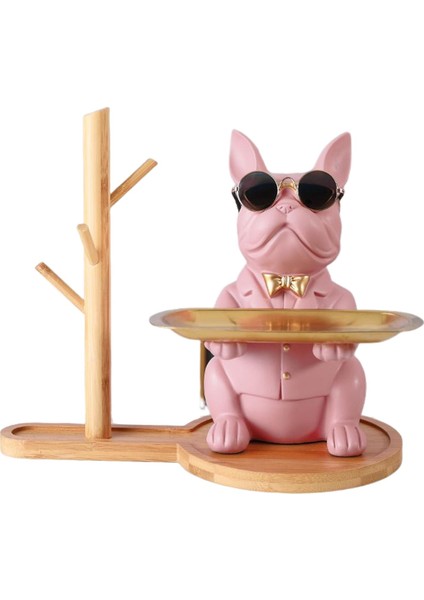 Heykel Figürin Şeker Çikolata Tuşları Depolama Tutucu Organizatör Dekor Pembe (Yurt Dışından)