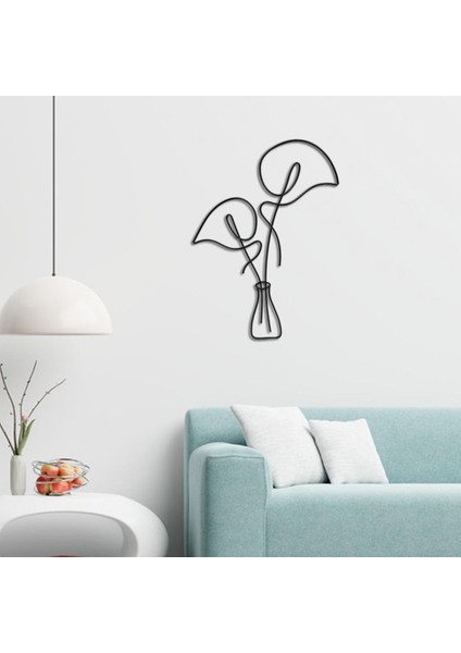Iskandinav Tarzı Yaprak Içi Boş Metal Duvar Sanat Heykel Ev Oturma Odası Dekor Calla Zambak (Yurt Dışından) fırsatları