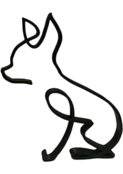 Nordic Modern Yaratıcı Ev Araba Dekor Dekorasyon Köpekler Kedi Heykeli Heykel 14.2X11.4 cm (Yurt Dışından)