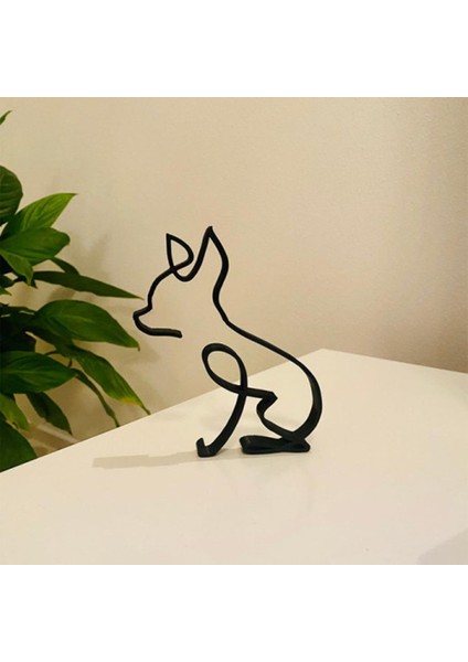 Nordic Modern Yaratıcı Ev Araba Dekor Dekorasyon Köpekler Kedi Heykeli Heykel 14.2X11.4 cm (Yurt Dışından) fiyatları