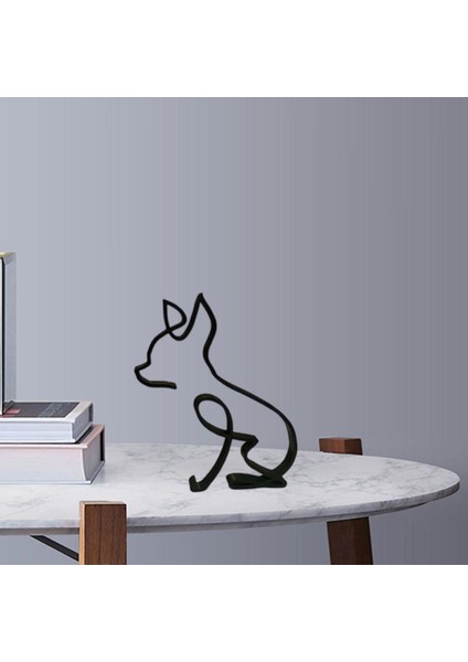 Nordic Modern Yaratıcı Ev Araba Dekor Dekorasyon Köpekler Kedi Heykeli Heykel 14.2X11.4 cm (Yurt Dışından) indirimleri