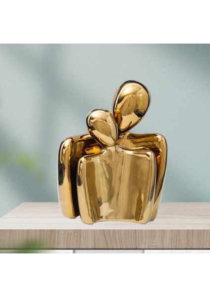 Bir Çift Figürin Şefkatli Soyut Büstü Kitaplık Sanatı Dekoratif (Yurt Dışından) indirimleri