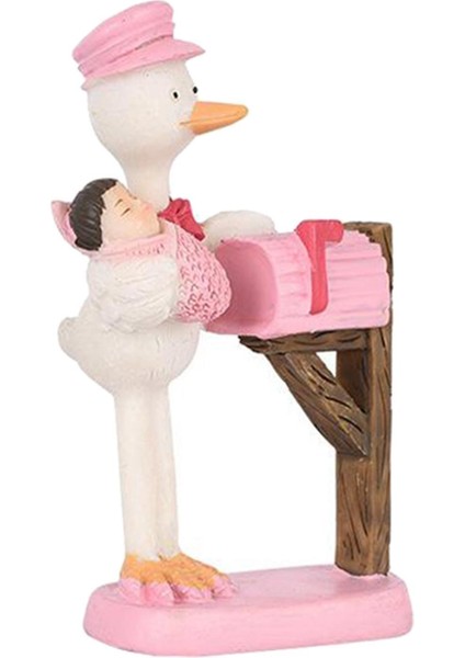 Sevimli Bebek Heykelleri Figürin Ev Dekor Süsleri Tabletop Koleksiyon Hediye Kuğu Kız (Yurt Dışından)