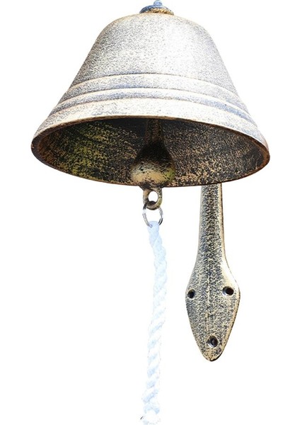 Şık Dökme Demir Bell Heykeli Knocker Duvar Heykeli (Yurt Dışından)