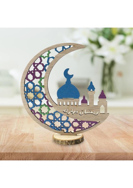 Ahşap Eid Mübarek Plak Cami Islam Partisi Malzemeleri Eid Ev Ay B (Yurt Dışından) modelleri