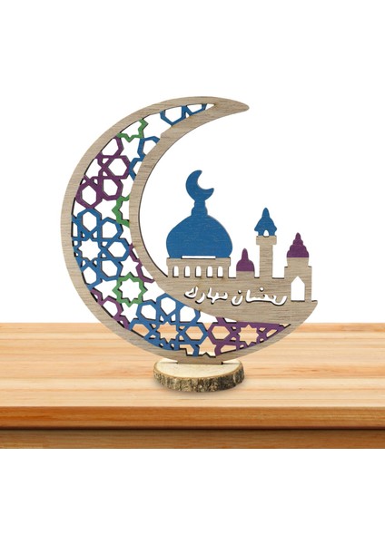 Ahşap Eid Mübarek Plak Cami Islam Partisi Malzemeleri Eid Ev Ay B (Yurt Dışından) fırsatları