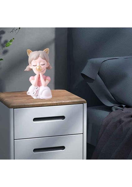 Dekoratif Heykelcik Sanat Kitaplığı Sundurma Pembe (Yurt Dışından) modelleri