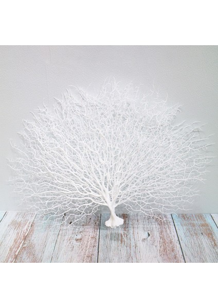 Canlı Tavus Kuşu Mercan Dalları Parti Düğün Plastik Sahte Çiçekler Bahçe Dekor Beyaz (Yurt Dışından) modelleri