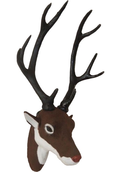 Duvara Monte Sahte Geyik Başı El Işi Sahte Taksit Rustik Duvar Dekoru Için (Yurt Dışından)