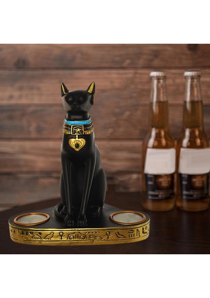 Reçine Mısır Mısır Bastet Kedi Tanrıça Heykeli Eski Mısır Kitty Heykel (Yurt Dışından) indirimleri