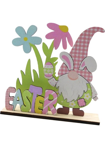 Ev Ofis Yemeği Çiftlik Evi Gnome Paskalya Için Paskalya Bahar Ahşap Süsleme (Yurt Dışından) indirimleri