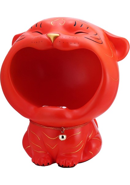 Creative Tigers Heykel Organizatör Kase Yatak Odası Kırmızı (Yurt Dışından)
