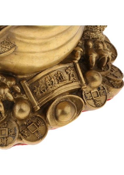 Feng Shui 3 Bacaklı Şanslı Servet Çin Antika Servet Kurbağa Figürin (Yurt Dışından) modelleri