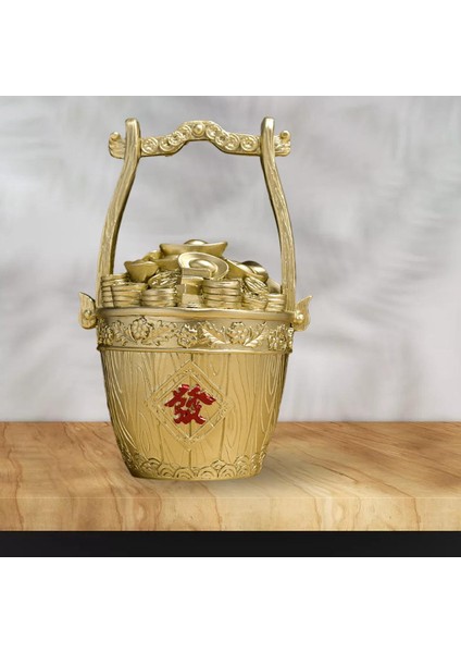 Reçine Cornucopia Heykeli Feng Shui Engotlar Figürin El Sanatları Altın (Yurt Dışından) modelleri