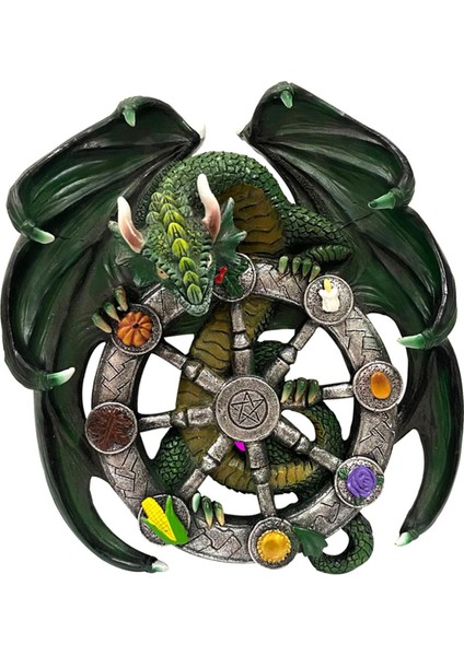 Dragon Heykel Duvar Asılı Duvar Sanatı Heykel Hediyeleri Gotik Kapı Oturma Odası (Yurt Dışından)