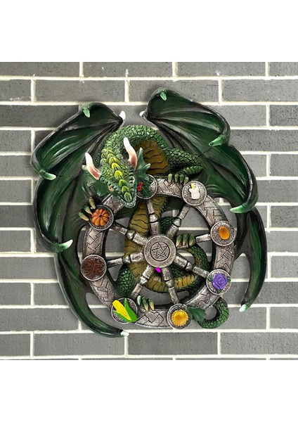 Dragon Heykel Duvar Asılı Duvar Sanatı Heykel Hediyeleri Gotik Kapı Oturma Odası (Yurt Dışından) fiyatları