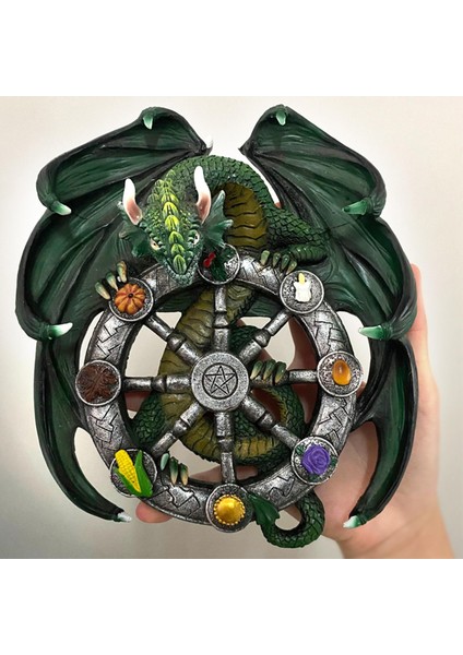 Dragon Heykel Duvar Asılı Duvar Sanatı Heykel Hediyeleri Gotik Kapı Oturma Odası (Yurt Dışından) modelleri