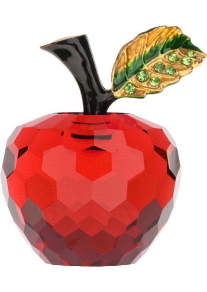 Kristal Meyve Heykeli Heykel Süslemeleri Yemek Odası Otel Dekoru Için El Yapımı Kırmızı (Yurt Dışından) fiyatları