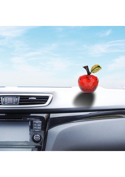 Kristal Meyve Heykeli Heykel Süslemeleri Yemek Odası Otel Dekoru Için El Yapımı Kırmızı (Yurt Dışından) modelleri