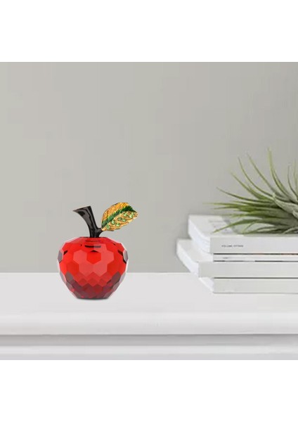 Kristal Meyve Heykeli Heykel Süslemeleri Yemek Odası Otel Dekoru Için El Yapımı Kırmızı (Yurt Dışından) indirimleri