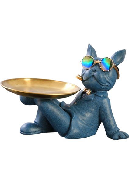 Oturma Odası Için Tepsi ile Iskandinav Fransız Heykel Koridor Mavisi (Yurt Dışından)