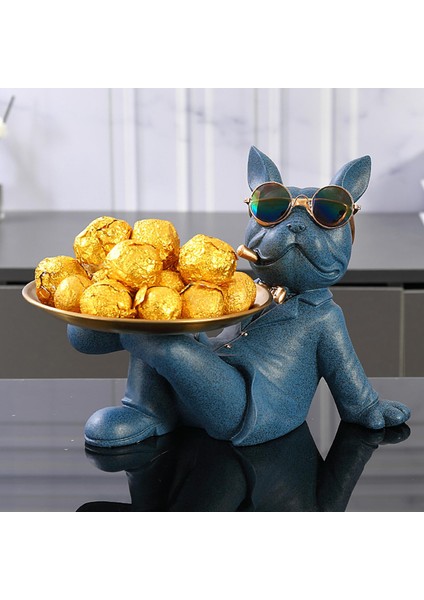 Oturma Odası Için Tepsi ile Iskandinav Fransız Heykel Koridor Mavisi (Yurt Dışından) fırsatları