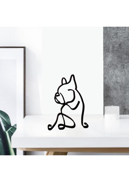 Iskandinav Modern Yaratıcı Ev Araba Dekor Dekorasyon Köpekler Kedi Heykeli Heykel 14.2X10.6 cm (Yurt Dışından) modelleri