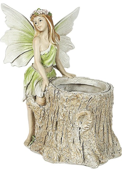 Yaratıcı Reçine Perileri Figürinler Ekici Ccessories Heykel Dış Mekan (Yurt Dışından)