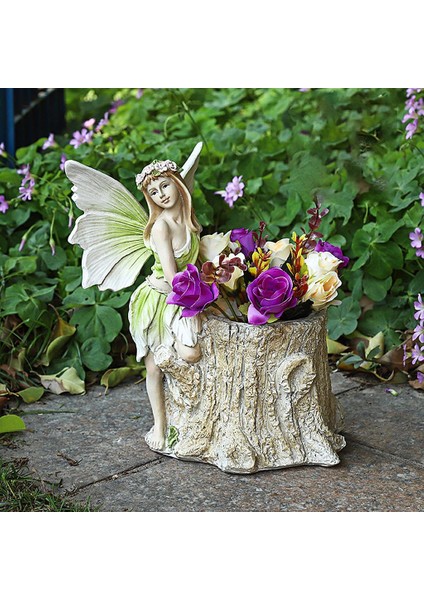 Yaratıcı Reçine Perileri Figürinler Ekici Ccessories Heykel Dış Mekan (Yurt Dışından) fırsatları