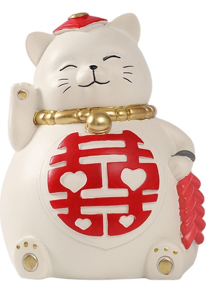 Lucky Cat Servet Oturma Odası Dekorasyon Süs Hediyesi Için Fortune (Yurt Dışından)