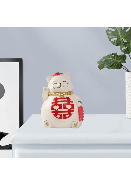Lucky Cat Servet Oturma Odası Dekorasyon Süs Hediyesi Için Fortune (Yurt Dışından) fiyatları