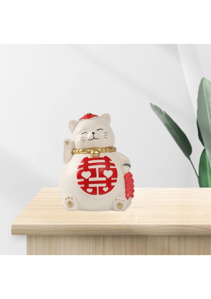 Lucky Cat Servet Oturma Odası Dekorasyon Süs Hediyesi Için Fortune (Yurt Dışından) fırsatları