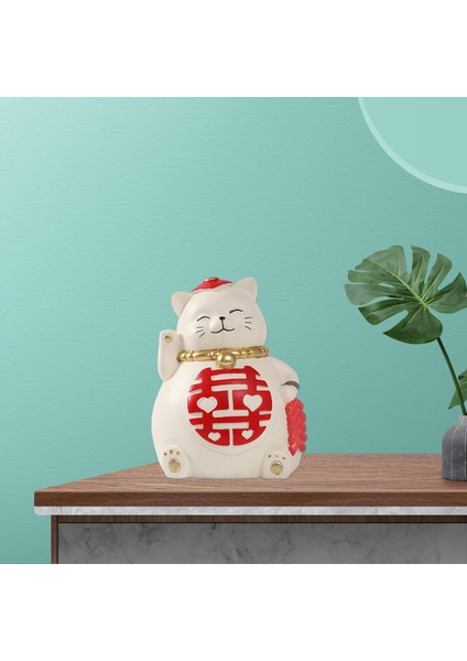 Lucky Cat Servet Oturma Odası Dekorasyon Süs Hediyesi Için Fortune (Yurt Dışından) indirimleri