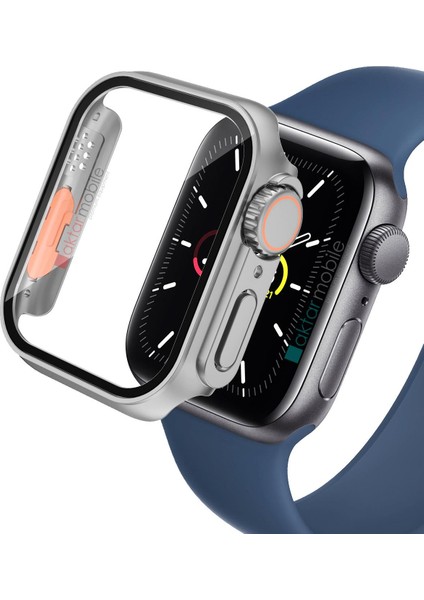 Apple Watch 7 8 41 mm Uyumlu Watch Ultra 49 mm Kasa Dönüştürücü & Ekran Koruyucu Tam Koruma